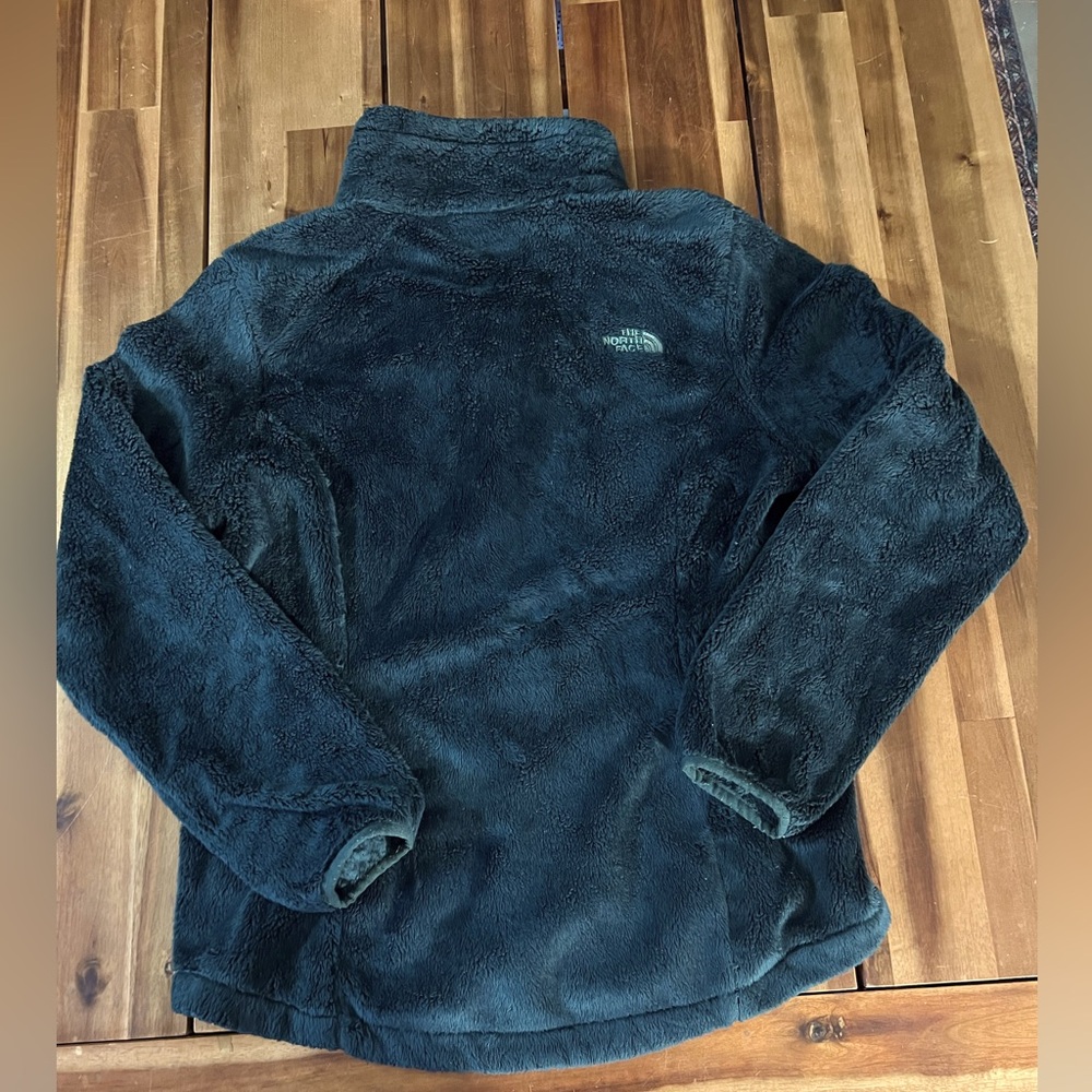 North Face Fuzzy Osito Deep hunter green Fleece
Med 
Zipper front and pockets - Picture 5 of 6